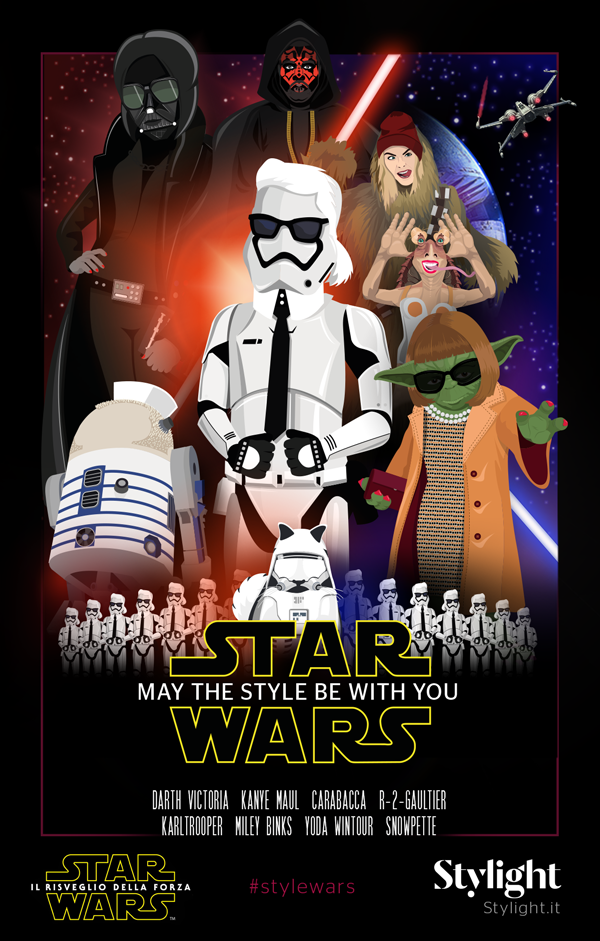 Stylight- Star Wars poster - May the style be with you - small