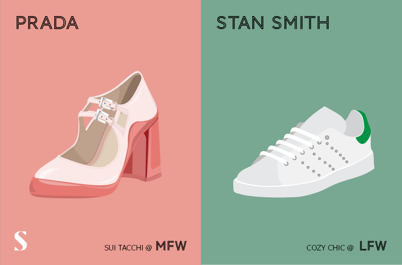 Milano vs Londra - Prada vs Stan Smith - Settimana della moda (Stylight)