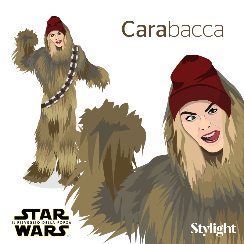 Stylight-Star_Wars-Cara Delevingne - Chew Bacca