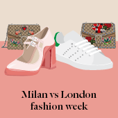 La Fashion week di Milano VS Londra