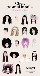 Cher hairstyle e look iconici